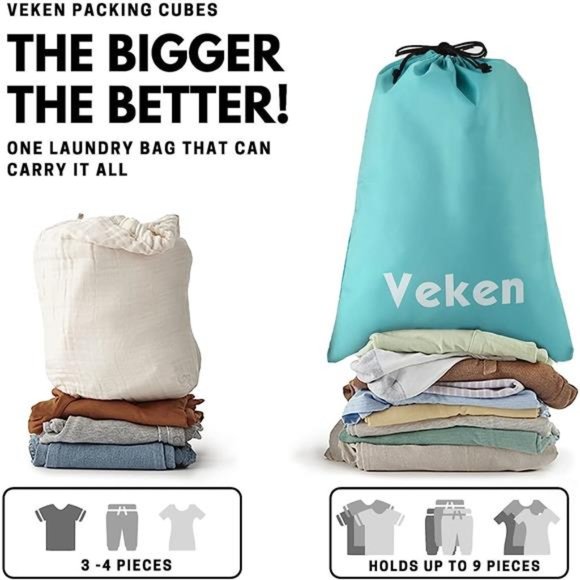 8Pcs Packing Cubes for Suitcases Organizer Bags Set for Travel Essentials Bags - Picture 4 of 7